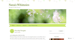 Desktop Screenshot of nanaswhimsies.com